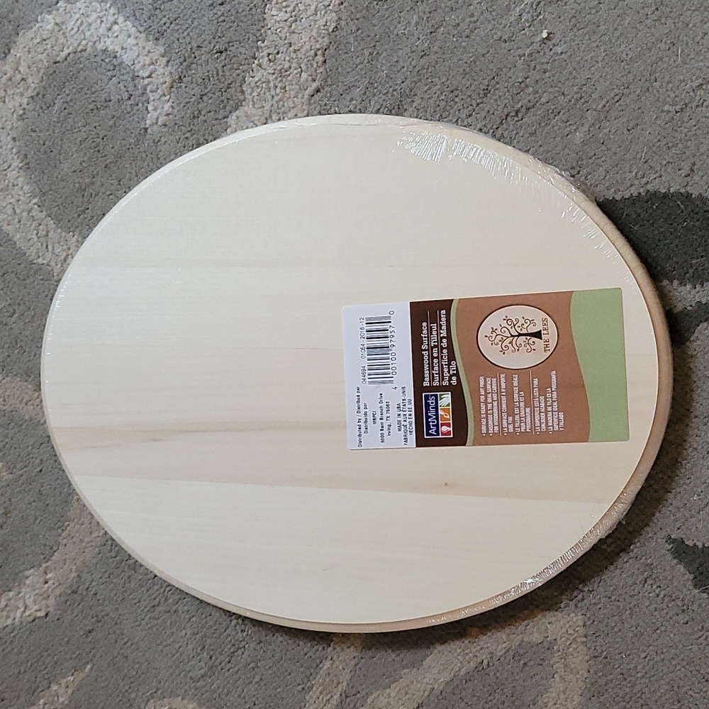 Basswood Oval Plaque